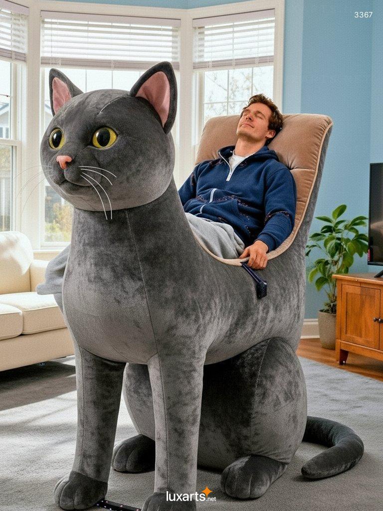 Walking Cat Recliner: A Playful, Mobile Lounge Chair Inspired by Feline Motion 5 Walking Cat Recliner: A Playful, Mobile Lounge Chair Inspired by Feline Motion walking cat reciner 3