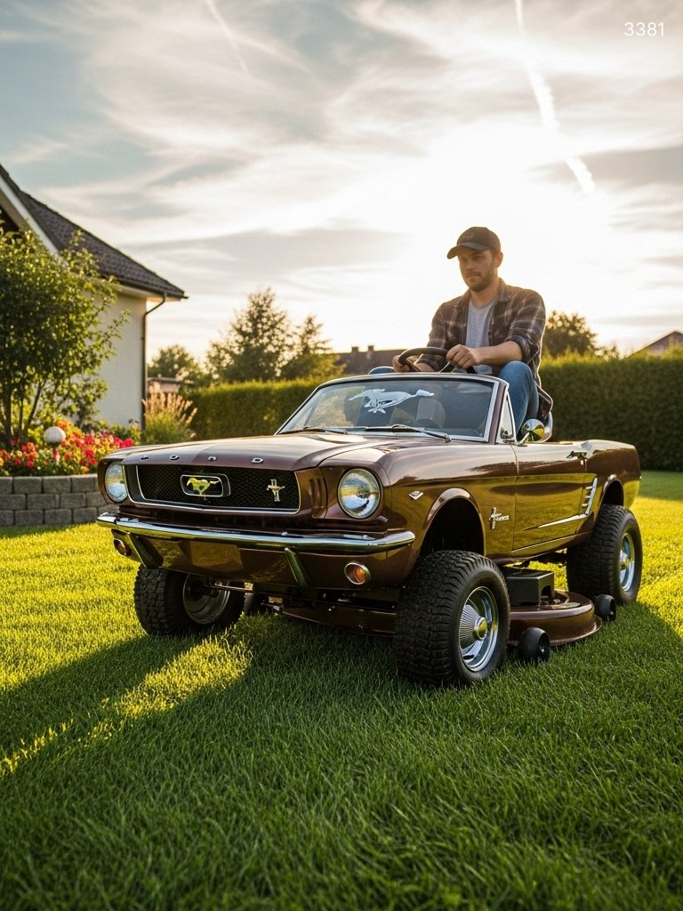 Mustang Riding Lawn Mower: Combining Ford’s Muscle Car Legacy with Lawn Mowing Power 3381 mustang riding lawn mower 2