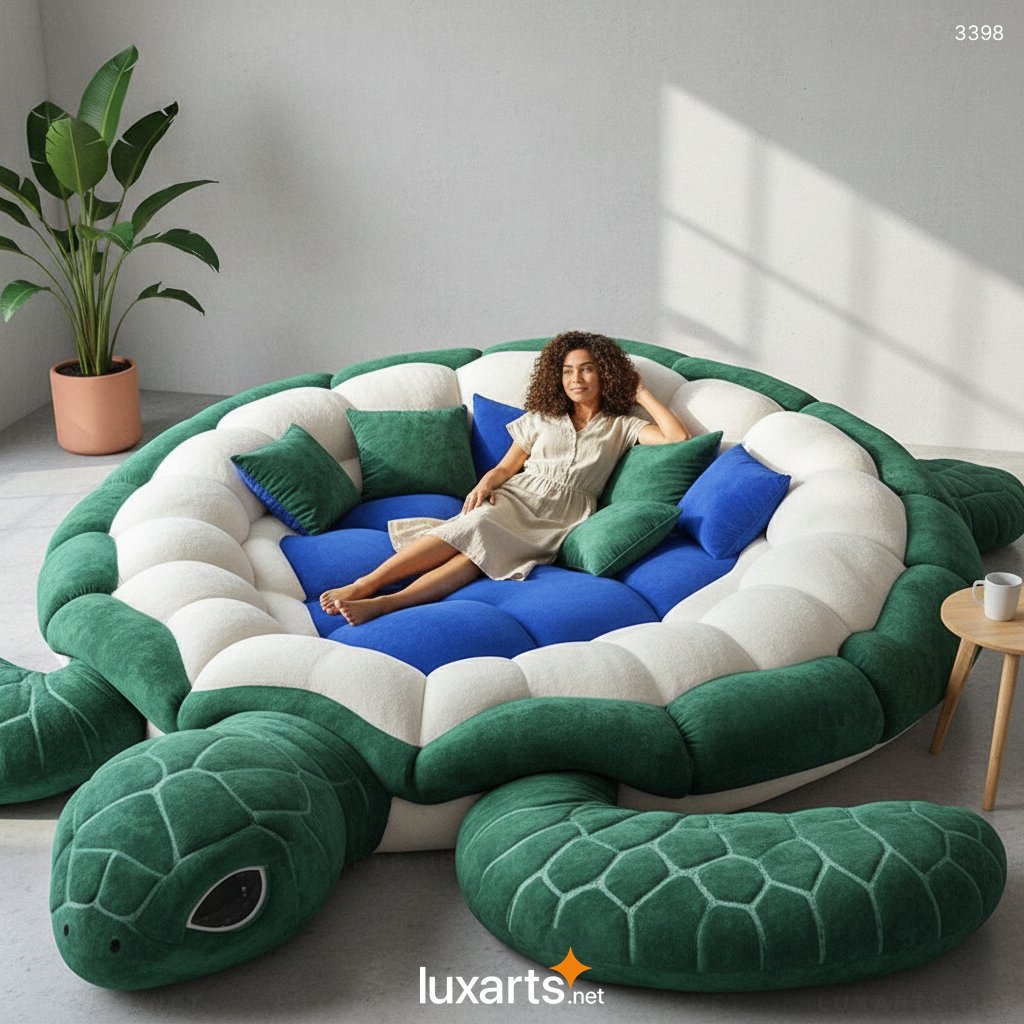 Giant Turtle Lounger: A Whimsical Fusion of Nature-Inspired Design and Ultimate Relaxation 3398 giant turtle lounger 19