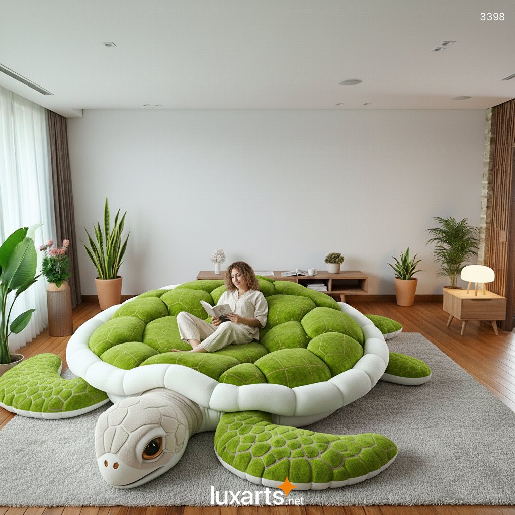 Giant Turtle Lounger: A Whimsical Fusion of Nature-Inspired Design and Ultimate Relaxation 3398 giant turtle lounger 3