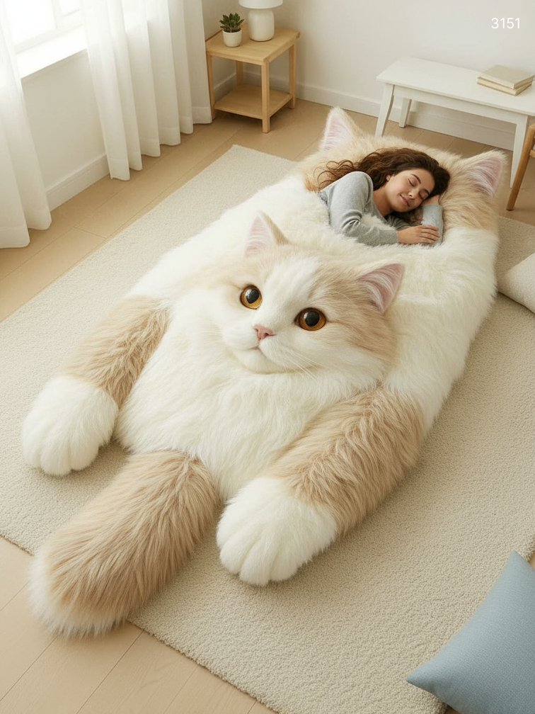 Cat-Shaped Sleeping Bags for Kids and Adults: Cozy, Playful & Whisker-Worthy Comfort 3151 cat sleeping bag 20251226 5
