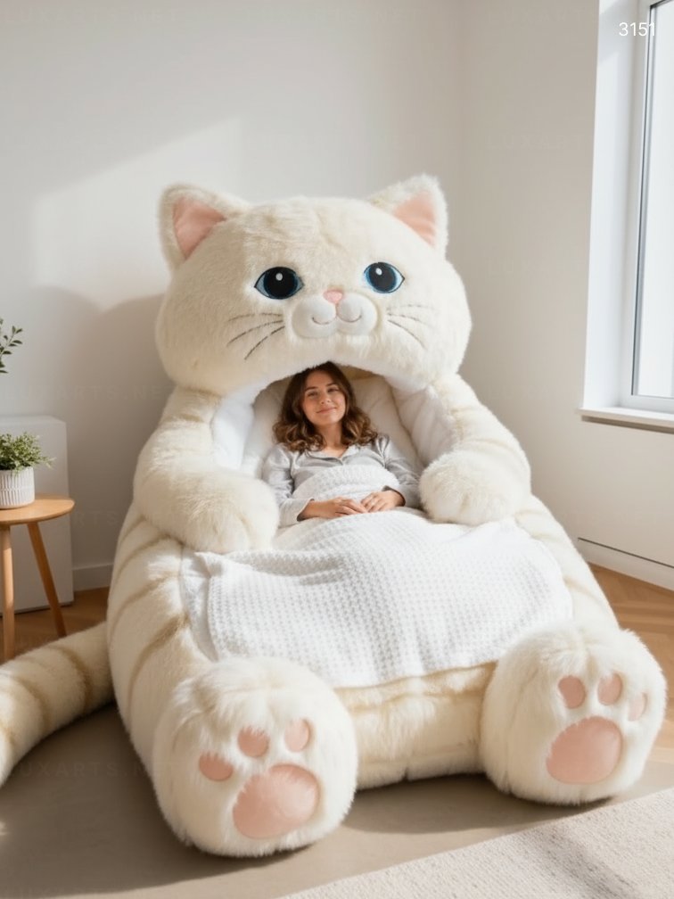 Cat-Shaped Sleeping Bags for Kids and Adults: Cozy, Playful & Whisker-Worthy Comfort 3151 cat sleeping bag 20251228 35