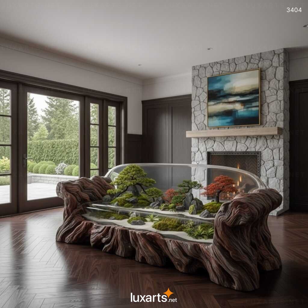 Epoxy Nature Scene Sofa: A Stunning Fusion of Organic Artistry and Modern Comfort 3404 epoxy nature scene sofa 2
