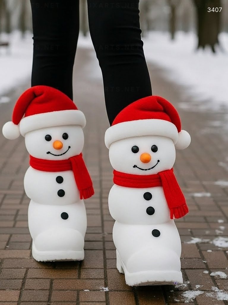 Christmas Themed Boots: Festive Footwear Designs, Styling Tips, and Holiday Inspiration 3407 christmas boots 3