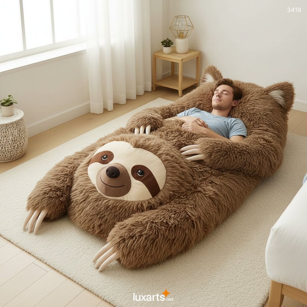 Sloth Shaped Sleeping Bag: Cozy, Creative, and Perfect for Nature-Loving Sleepers 8 Sloth Shaped Sleeping Bag: Cozy, Creative, and Perfect for Nature-Loving Sleepers 3419 sloth sleeping bag 9