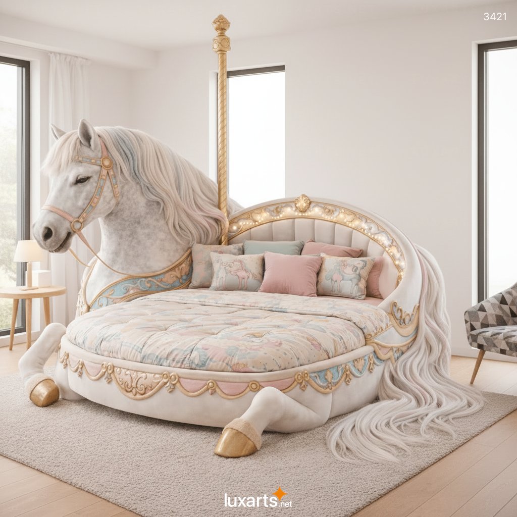 Horse Shaped Beds: Creative Design Inspiration for Whimsical & Themed Bedrooms 3421 horse shaped beds 26