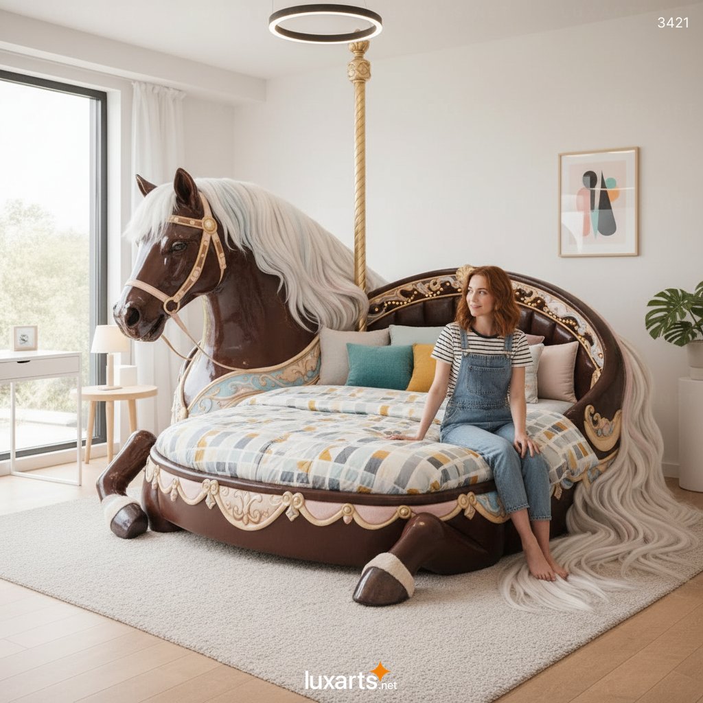 Horse Shaped Beds: Creative Design Inspiration for Whimsical & Themed Bedrooms 3421 horse shaped beds 27