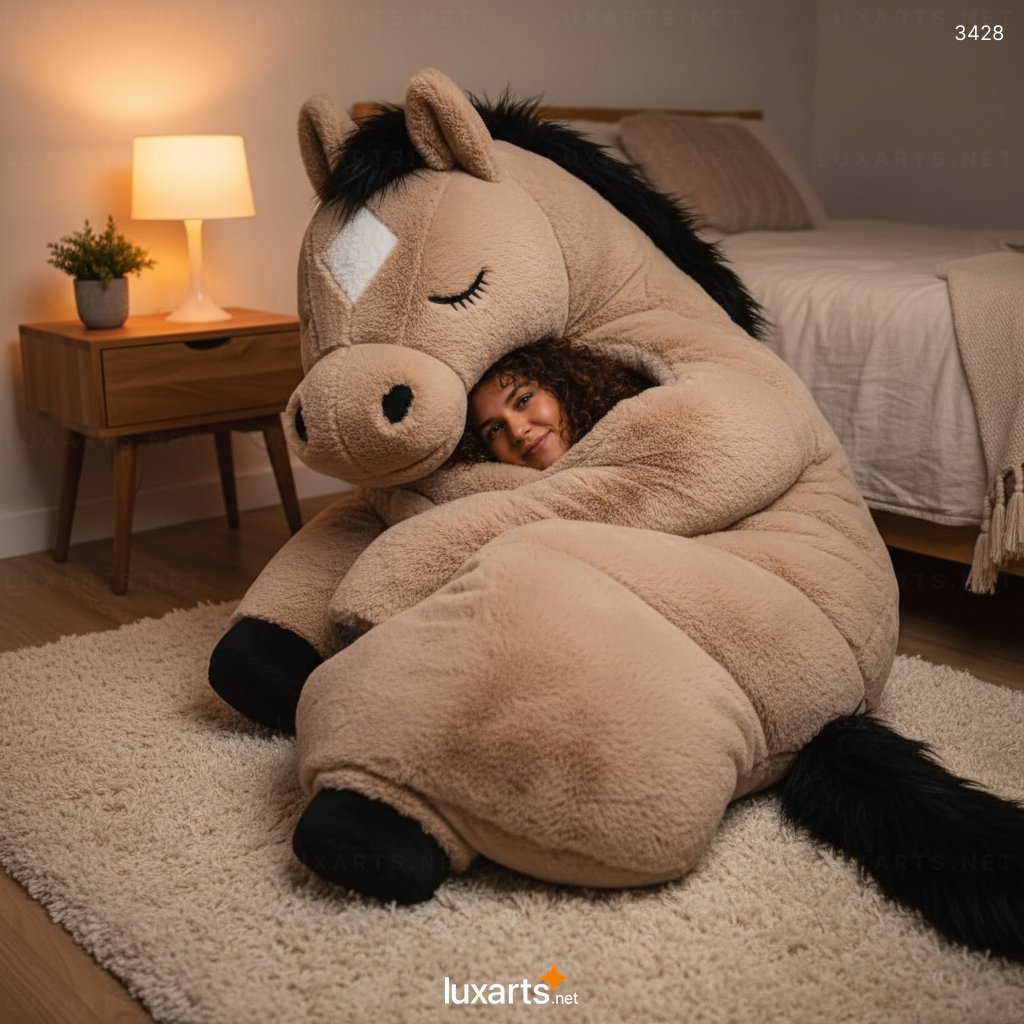 Horse Shaped Sleeping Bag – Comfortable & Unique Design for Adults & Kids 3428 horse sleeping bag 20260111 36