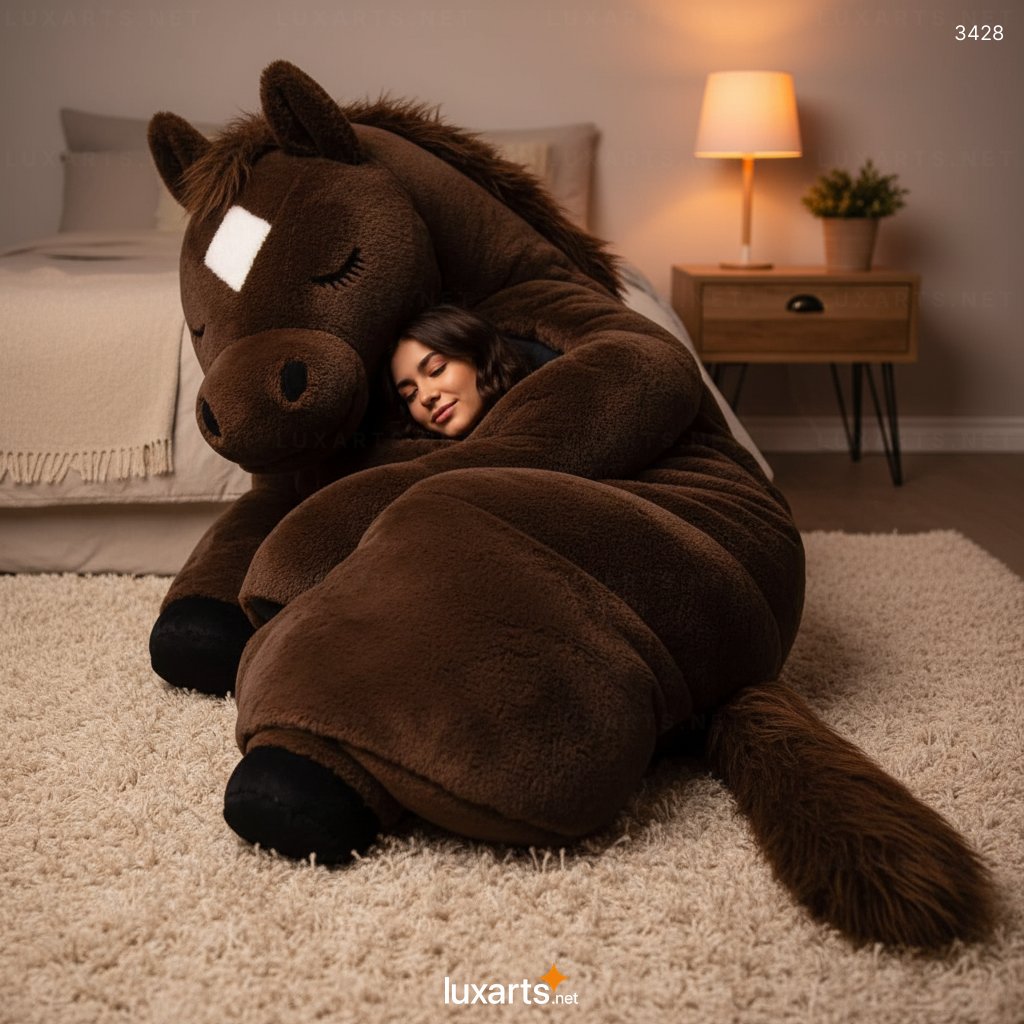 Animal Sleeping Bags – Whimsical Wildlife-Inspired Sleepwear for Indoor Coziness and Outdoor Adventures 3428 horse sleeping bag 20260111 39