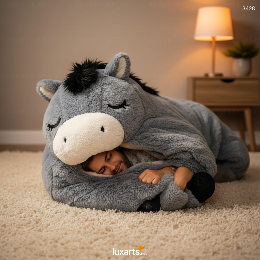 Horse Shaped Sleeping Bag – Comfortable & Unique Design for Adults & Kids 3428 horse sleeping bag 20260111 42