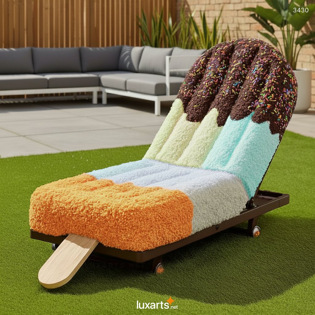 Giant Popsicle Shaped Lounger: A Refreshing Twist on Summer Outdoor Seating Design 3430 popsicle lounger 2