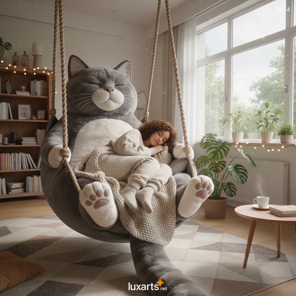 Cat Shaped Hammock: A Purr-fect Blend of Comfort, Whimsy, and Feline-Inspired Design 3434 cat shaped hammock 20260104 60