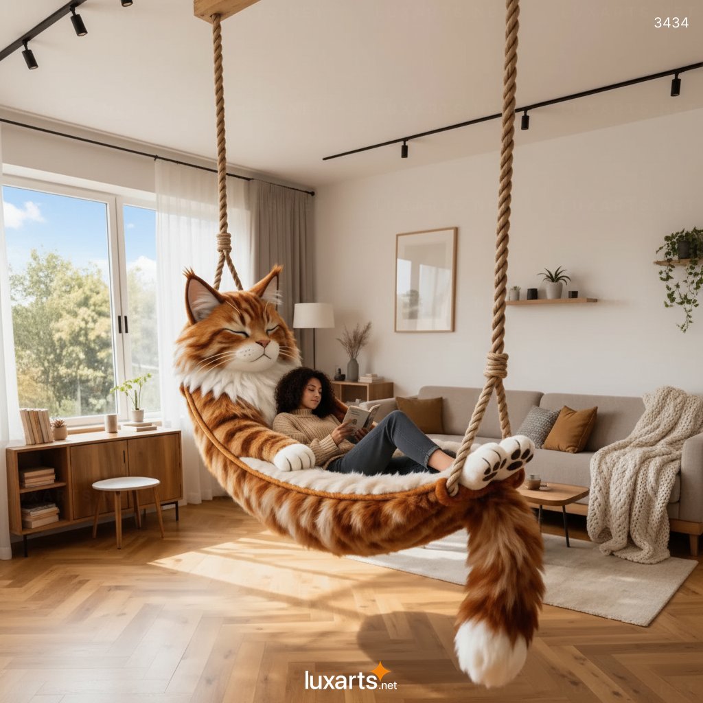 Cat Shaped Hammock: A Purr-fect Blend of Comfort, Whimsy, and Feline-Inspired Design 3434 cat shaped hammock 20260104 66