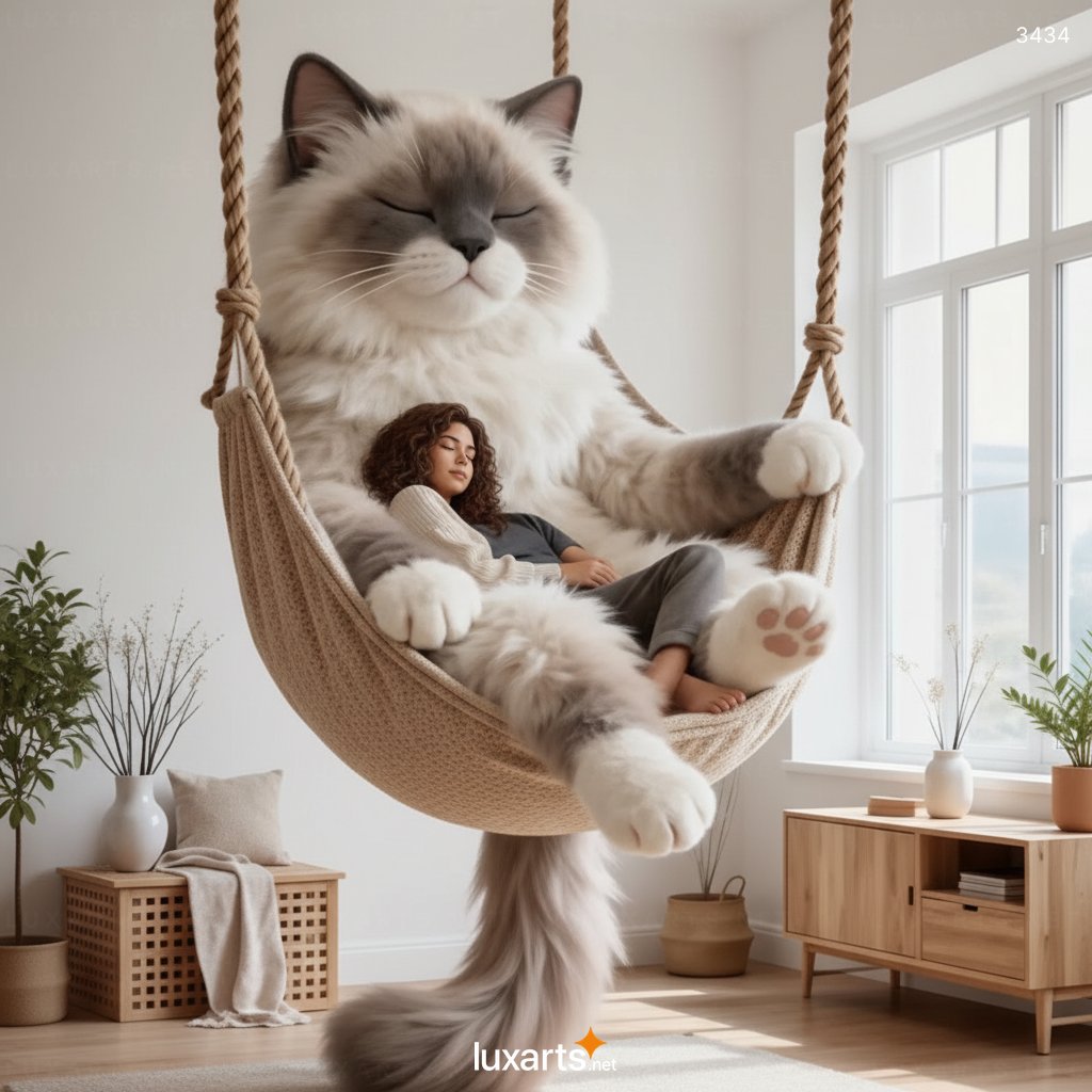 Cat Shaped Hammock: A Purr-fect Blend of Comfort, Whimsy, and Feline-Inspired Design 3434 cat shaped hammock 20260104 70