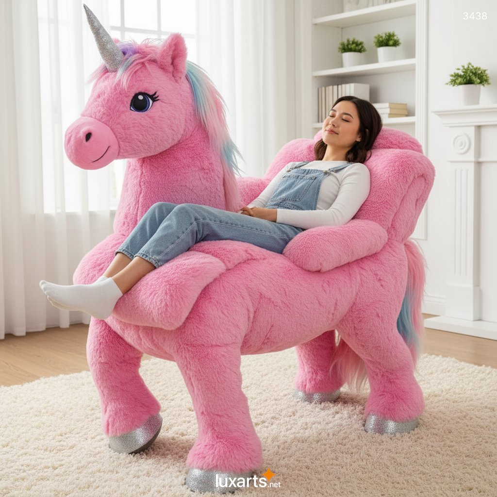 Walking Unicorn Recliner: A Whimsical, Mobile Seating Experience for Enchanted Interiors 3438 walking unicorn recliner 52