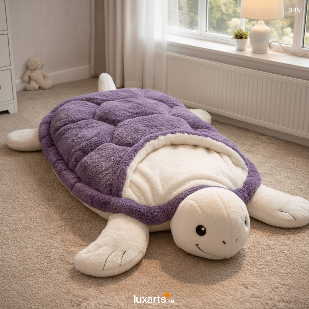 Turtle Shaped Sleeping Bag – Premium Quality, Cute Design for Kids and Adults Who Love Nature 3451 turtle sleeping bag 21