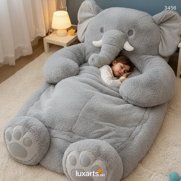Elephant Shaped Sleeping Bag – Adorable Animal Design for Warm, Fun Sleep Indoors or Outdoors 3456 elephant sleeping bag 20260113 66