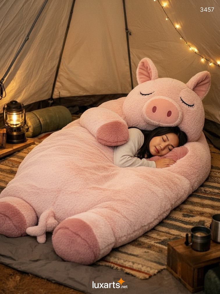 Pig Shaped Sleeping Bag – Snuggle Up Like a Little Piggy in This Cute Cocoon 4 Pig Shaped Sleeping Bag – Snuggle Up Like a Little Piggy in This Cute Cocoon 3457 pig sleeping bag 25
