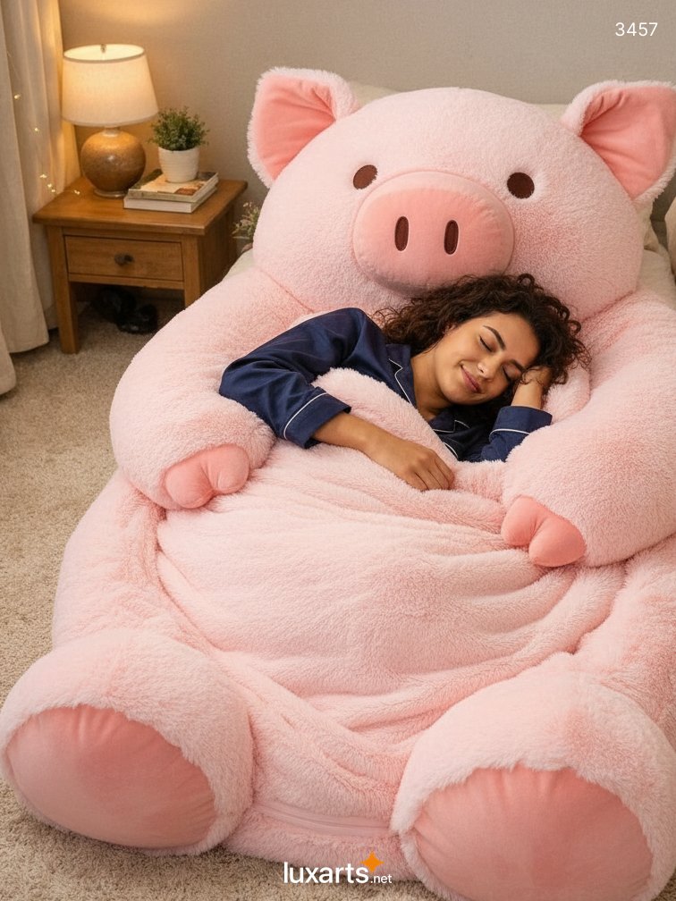 Pig Shaped Sleeping Bag – Snuggle Up Like a Little Piggy in This Cute Cocoon 8 Pig Shaped Sleeping Bag – Snuggle Up Like a Little Piggy in This Cute Cocoon 3457 pig sleeping bag 5