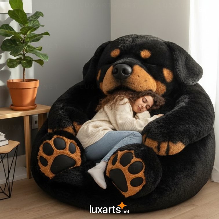Fluffy Dog Shaped Bean Bag – Soft, Cuddly Pet-Themed Lounger for Kids & Adults 5 Fluffy Dog Shaped Bean Bag – Soft, Cuddly Pet-Themed Lounger for Kids & Adults 3459 fluffy dog bean bag 22