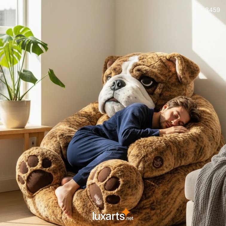 Fluffy Dog Shaped Bean Bag – Soft, Cuddly Pet-Themed Lounger for Kids & Adults 6 Fluffy Dog Shaped Bean Bag – Soft, Cuddly Pet-Themed Lounger for Kids & Adults 3459 fluffy dog bean bag 33