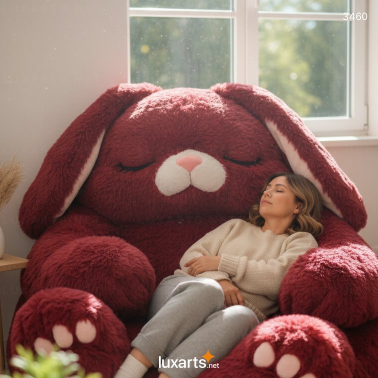 Fluffy Bunny Shaped Bean Bag – Soft & Cozy Seat for Kids, Adults & Home Decor 9 Fluffy Bunny Shaped Bean Bag – Soft & Cozy Seat for Kids, Adults & Home Decor 3460 fluffy bunny bean bag 3