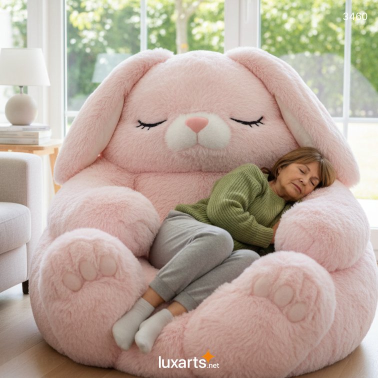 Fluffy Bunny Shaped Bean Bag – Soft & Cozy Seat for Kids, Adults & Home Decor 3 Fluffy Bunny Shaped Bean Bag – Soft & Cozy Seat for Kids, Adults & Home Decor 3460 fluffy bunny bean bag 7