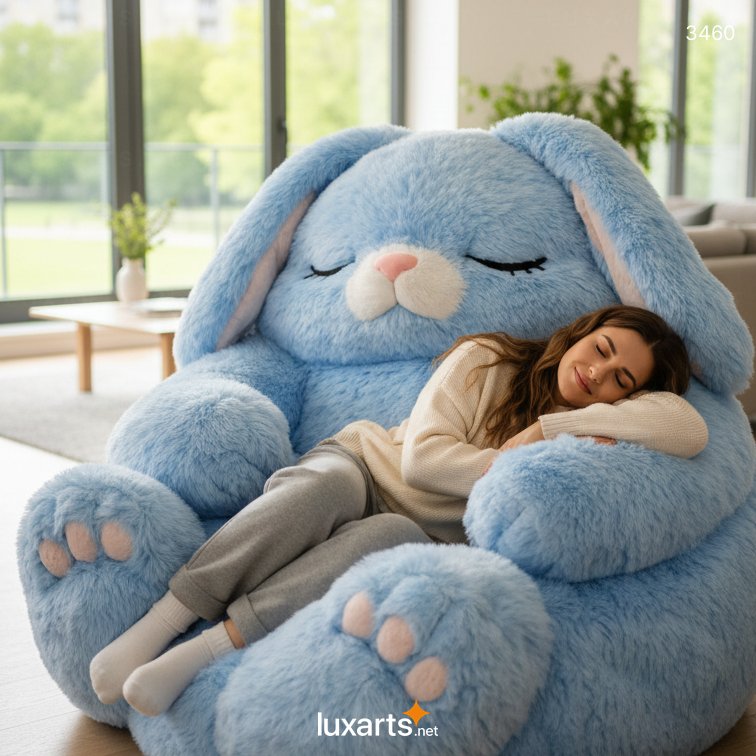 Fluffy Bunny Shaped Bean Bag – Soft & Cozy Seat for Kids, Adults & Home Decor 5 Fluffy Bunny Shaped Bean Bag – Soft & Cozy Seat for Kids, Adults & Home Decor 3460 fluffy bunny bean bag 8