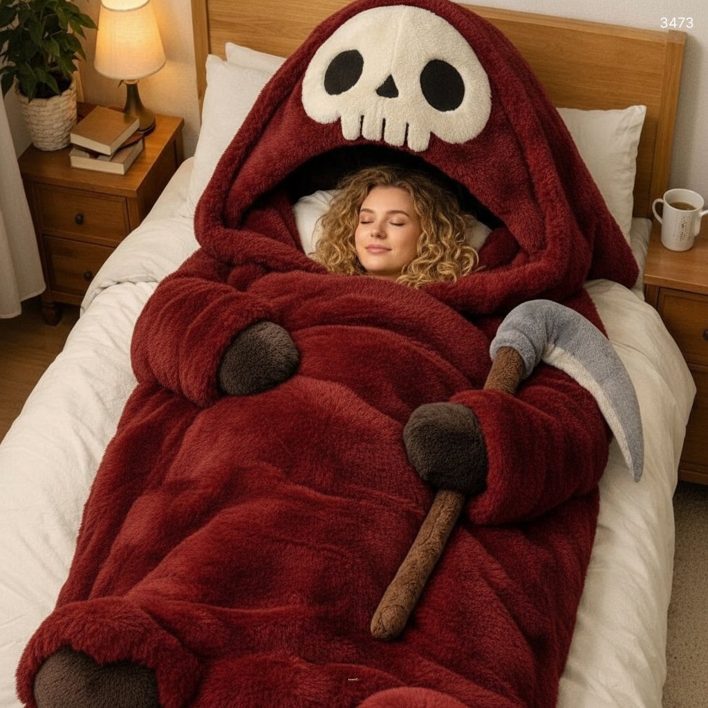 Death Shaped Sleeping Bag – Unique Coffin-Style Sleep Gear for Gothic & Horror Fans 7 Death Shaped Sleeping Bag – Unique Coffin-Style Sleep Gear for Gothic & Horror Fans 3473 death sleeping bag 8