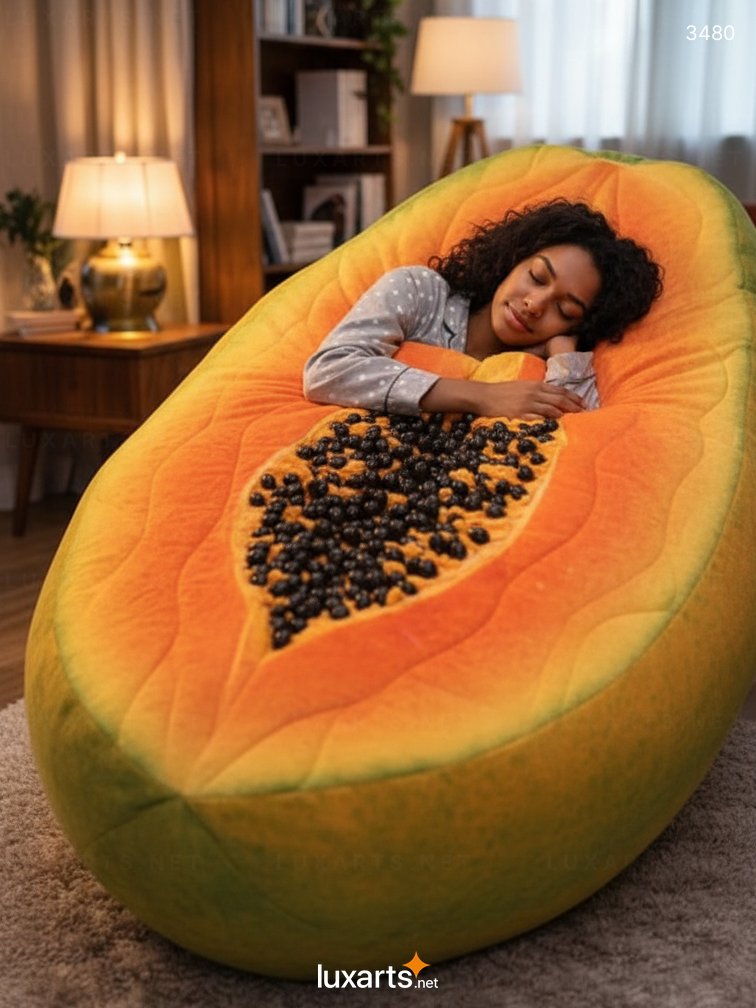 Fruit Sleeping Bag – Fun, Plush Fruit-Themed Sleep Pods: Banana, Watermelon, Coconut, Apple & More – Ideal for Bedrooms & Playrooms 3480 fruit sleeping bag 12