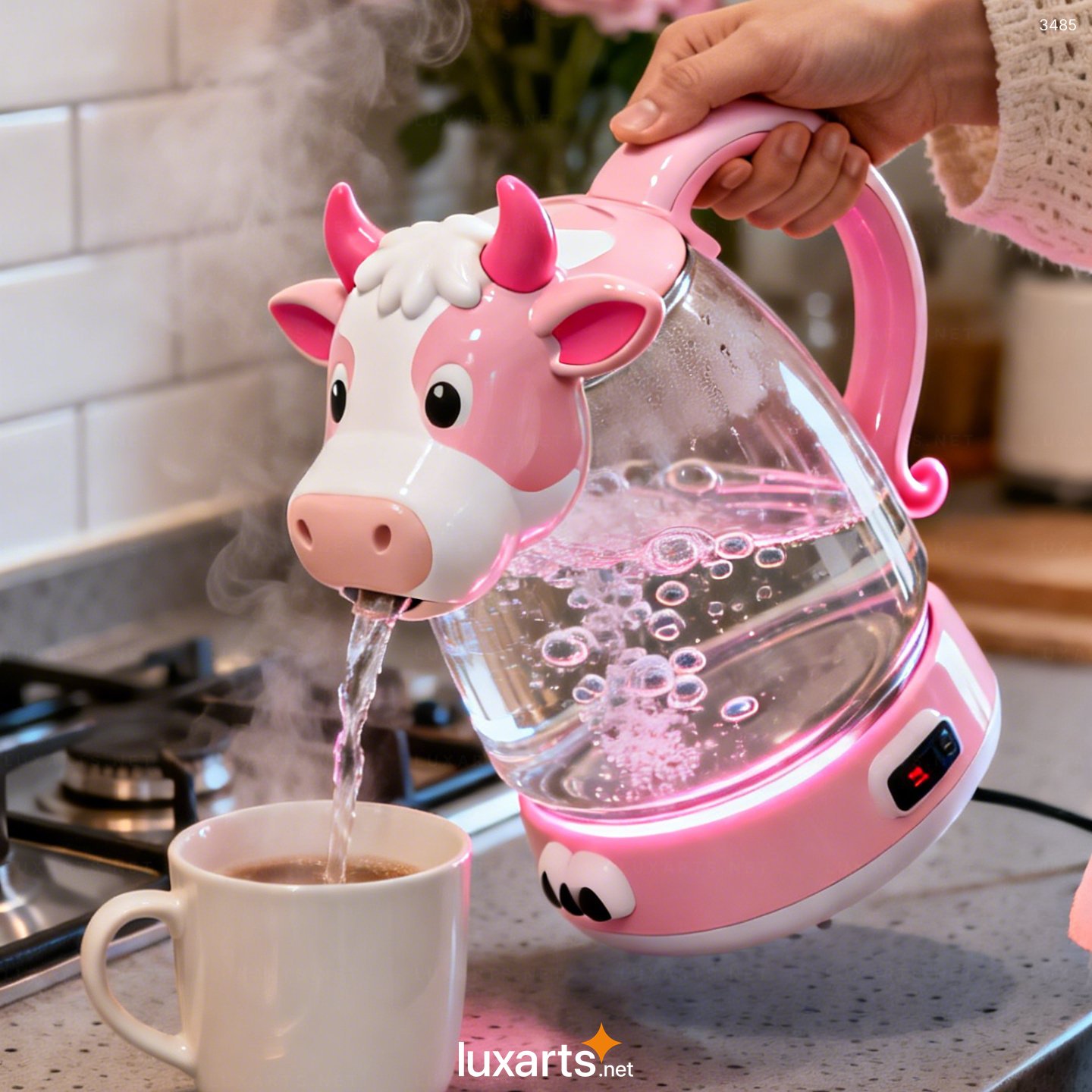 Cow Shaped Electric Kettles – Cute & Functional Kitchen Appliances for Tea & Coffee Lovers 3485 cow electric kettles 5