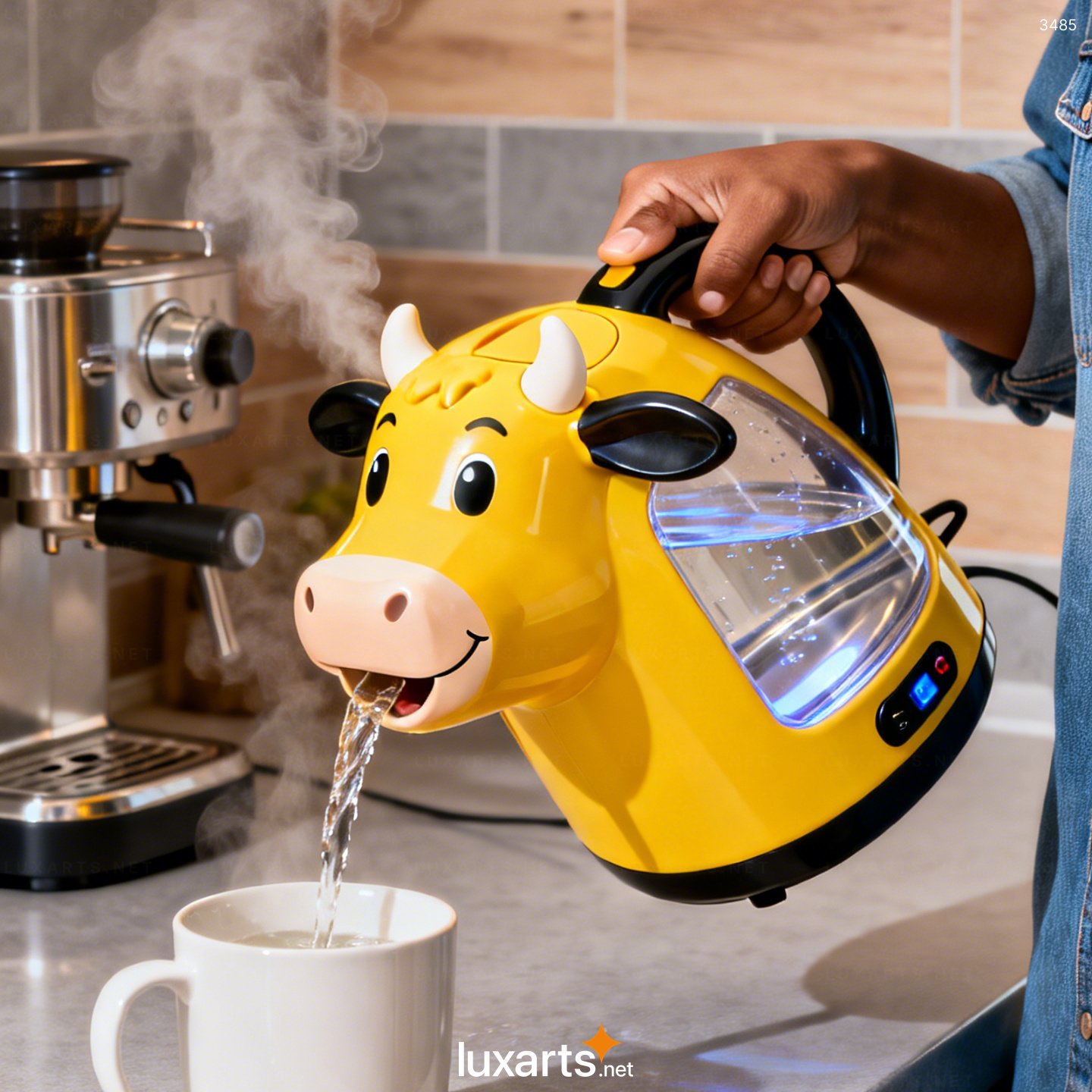 Cow Shaped Electric Kettles – Cute & Functional Kitchen Appliances for Tea & Coffee Lovers 3485 cow electric kettles 7