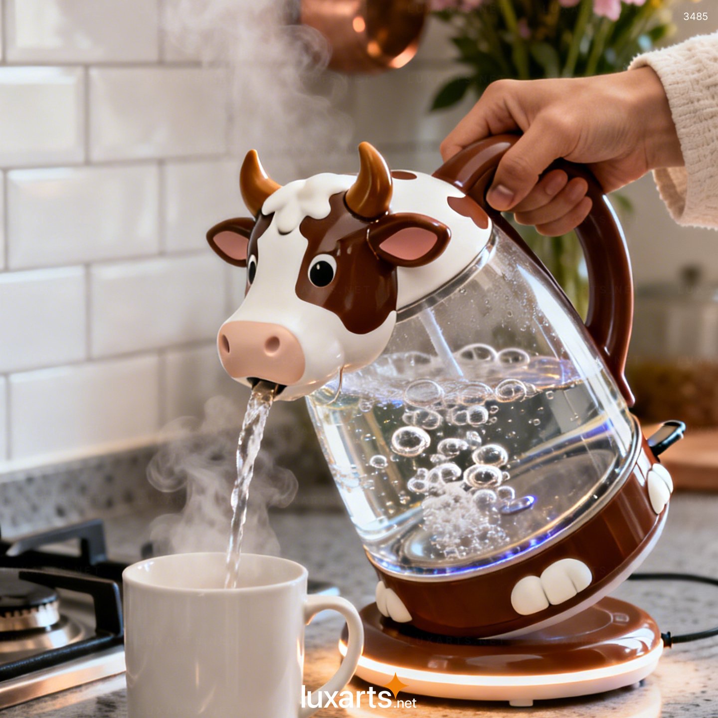 Cow Shaped Electric Kettles – Cute & Functional Kitchen Appliances for Tea & Coffee Lovers 3485 cow electric kettles 9