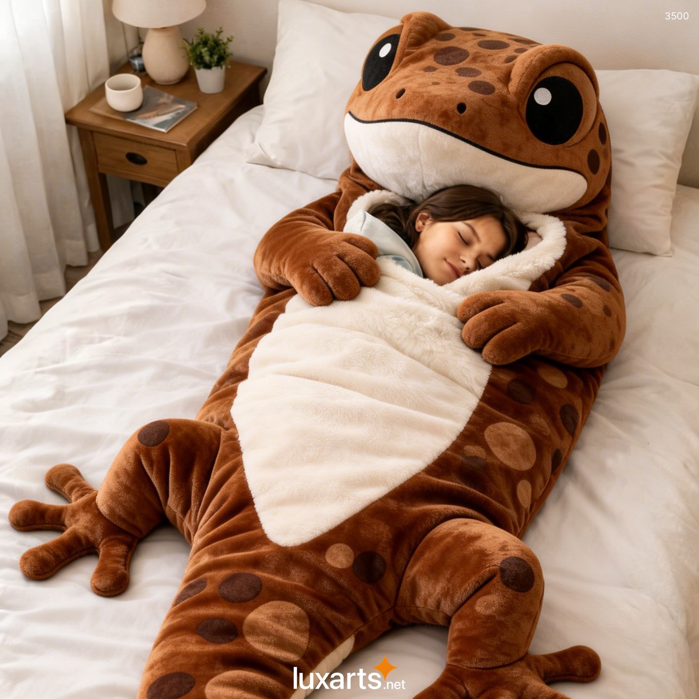 Gecko Shaped Sleeping Bag – Cozy, Playful Design for Kids and Adults 4 Gecko Shaped Sleeping Bag – Cozy, Playful Design for Kids and Adults 3500 gecko sleeping bag 4