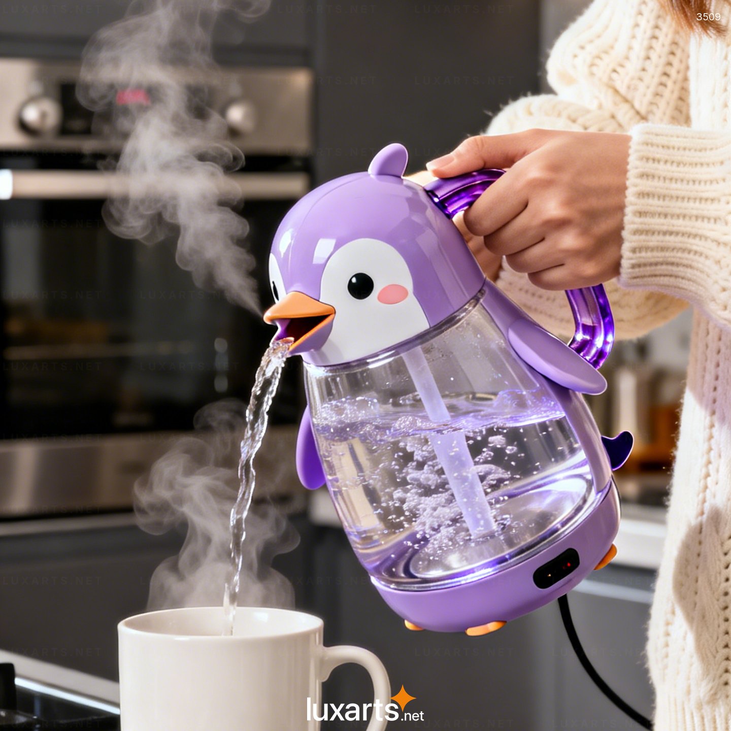 Penguin Shaped Electric Kettles: Cute & Functional Tea Makers for Your Kitchen 3509 penguin electric kettles 11