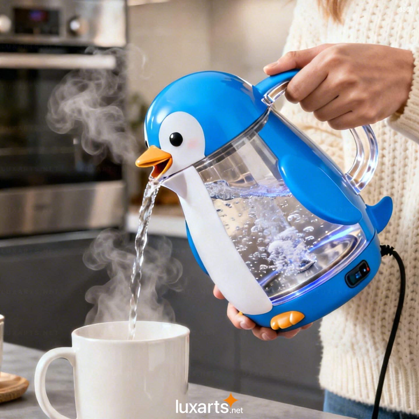 Penguin Shaped Electric Kettles: Cute & Functional Tea Makers for Your Kitchen 3509 penguin electric kettles 3