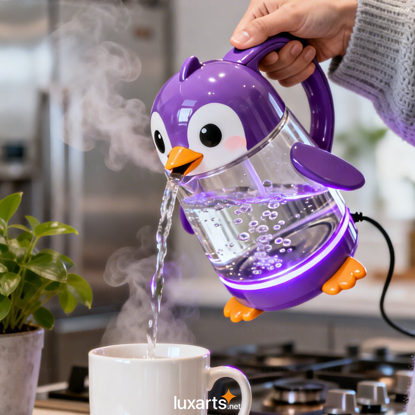 Penguin Shaped Electric Kettles: Cute & Functional Tea Makers for Your Kitchen 3509 penguin electric kettles 9