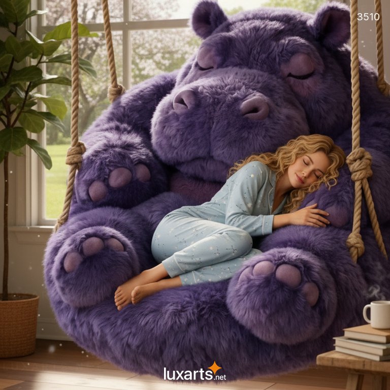 Hippo Shaped Swing Chair – Cozy, Playful Seating for Kids and Adults 3510 hippo swing chair 20260123 16