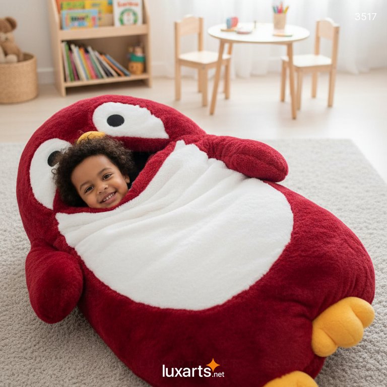 Penguin Shaped Sleeping Bag – Adorable Comfort for Kids and Adults 3517 penguin sleeping bag 12