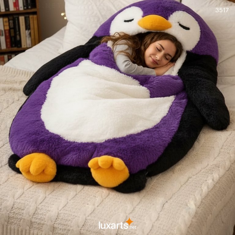 Penguin Shaped Sleeping Bag – Adorable Comfort for Kids and Adults 3517 penguin sleeping bag 5