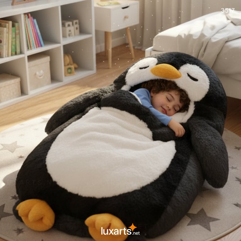 Penguin Shaped Sleeping Bag – Adorable Comfort for Kids and Adults 3517 penguin sleeping bag 6