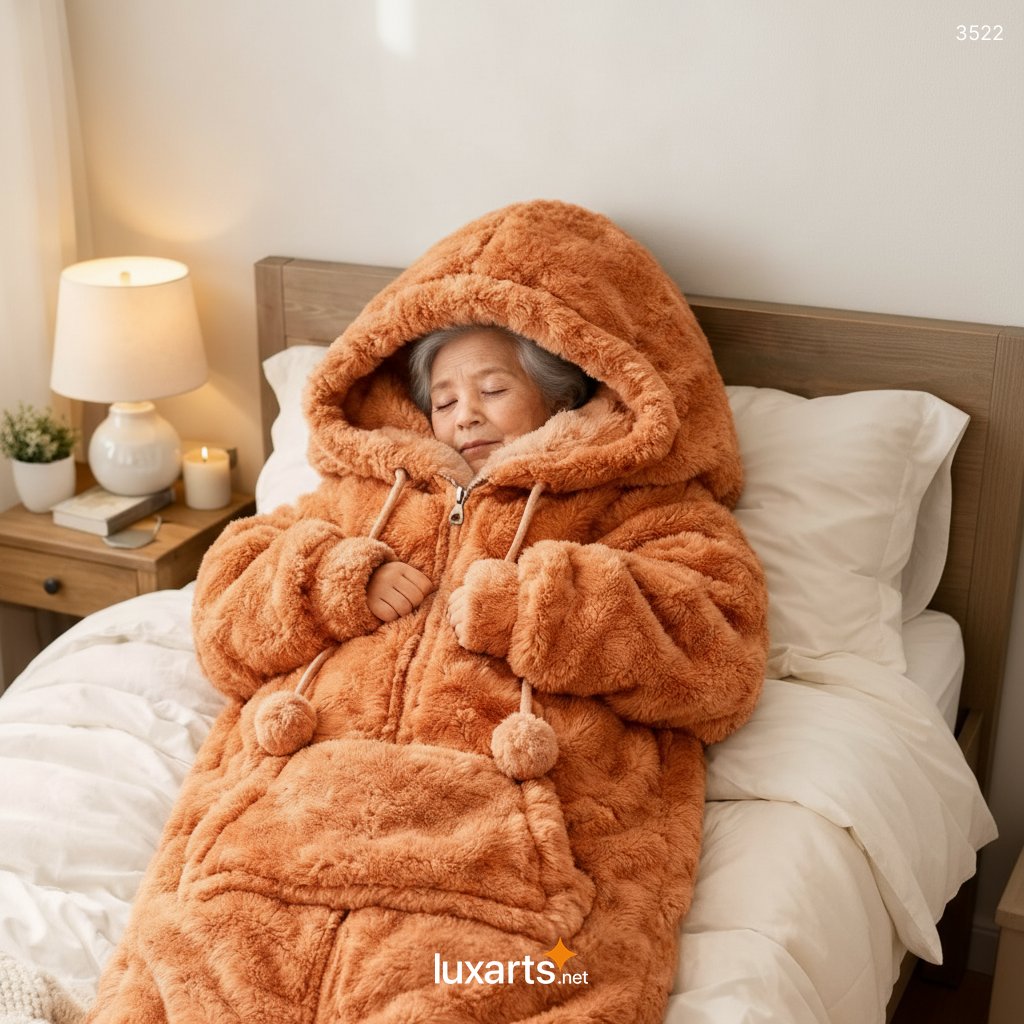 Hoodie-Shaped Sleeping Bag – Warm, Portable & Hands-Free Comfort for Adults & Teens 3522 hoodie sleeping bag 5