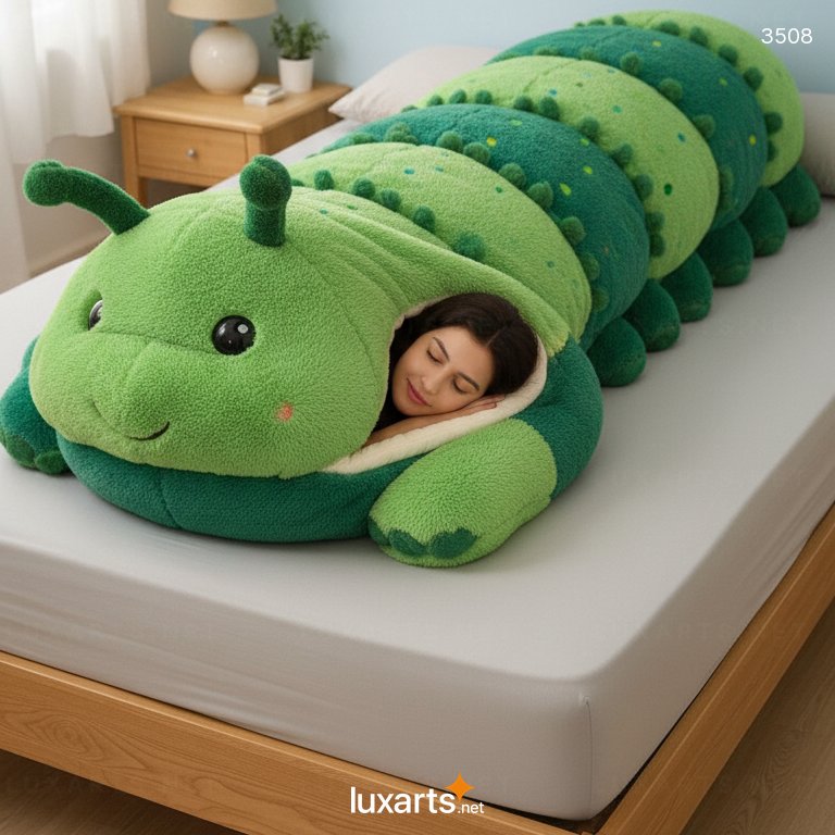 Caterpillar Shaped Sleeping Bag – Soft, Compact & Perfect for Camping & Nap Time 3508 caterpillar sleeping bag 26.jpeg
