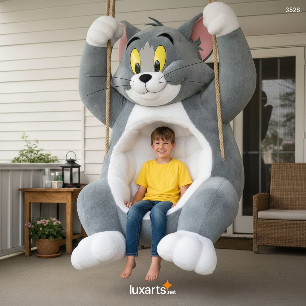 Tom and Jerry-Shaped Swing Chair: Fun & Comfortable Seating for Kids 3528 tom and jerry swing chair 1