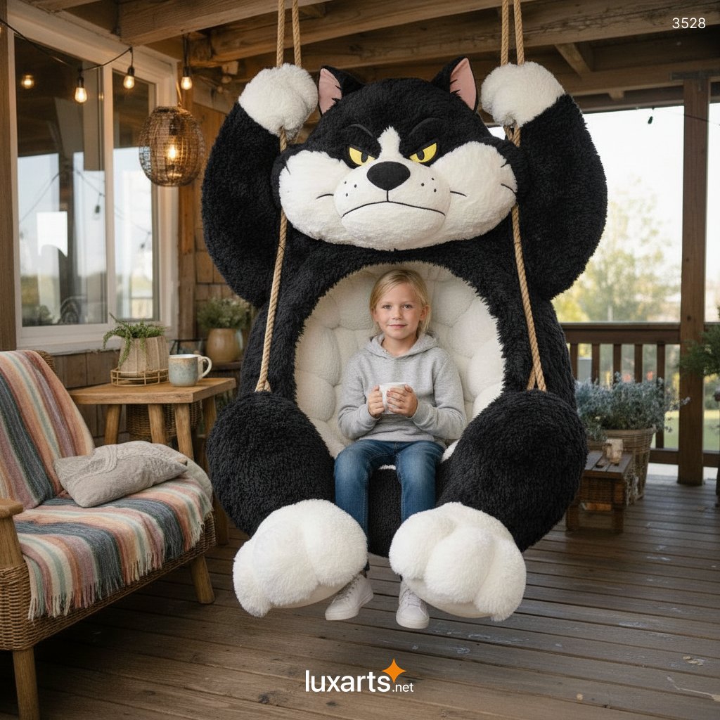 Tom and Jerry-Shaped Swing Chair: Fun & Comfortable Seating for Kids 3528 tom and jerry swing chair 4