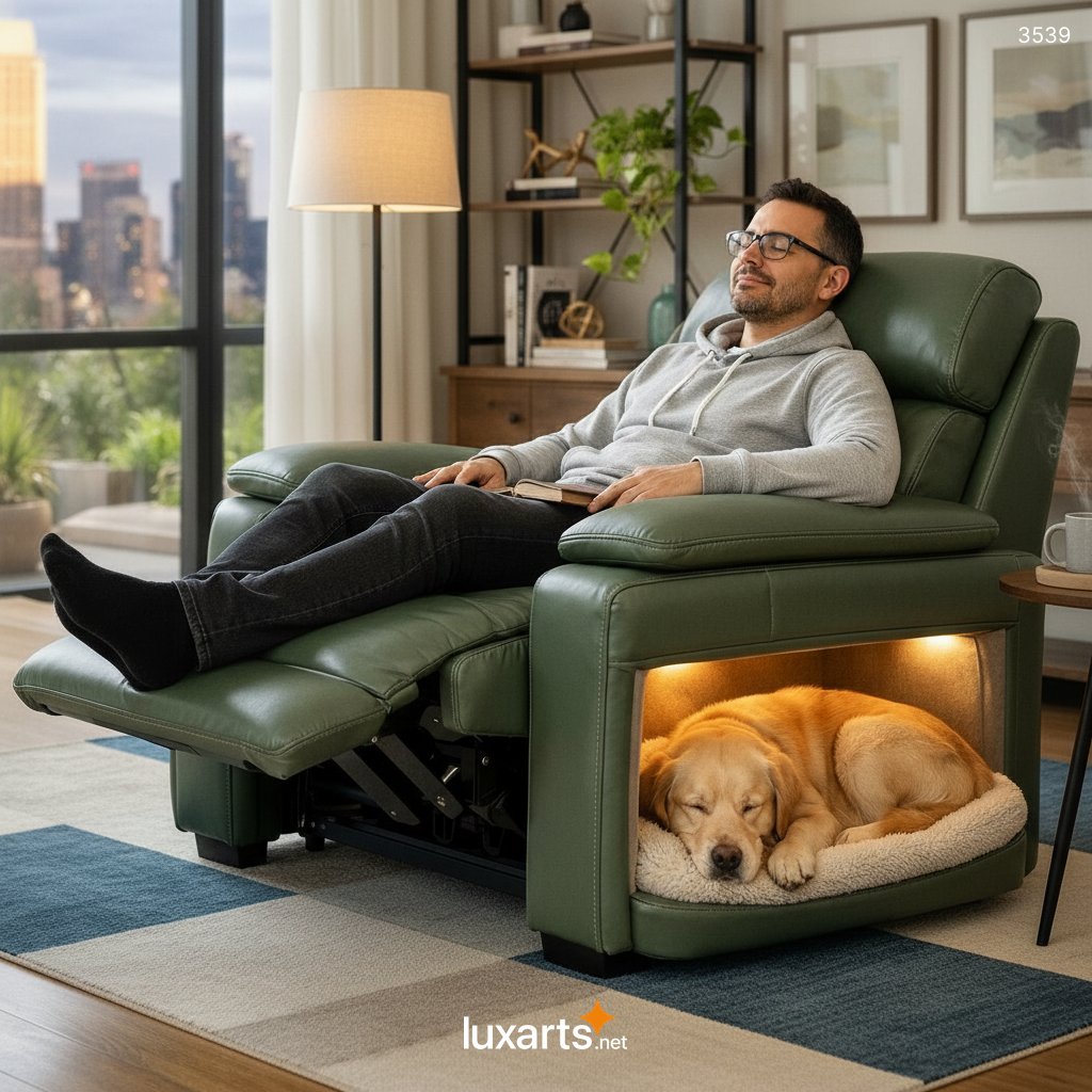 Dog Pod Recliners: Cozy Built-In Pet Bed for Your Dog 3539 dog pod recliners 12