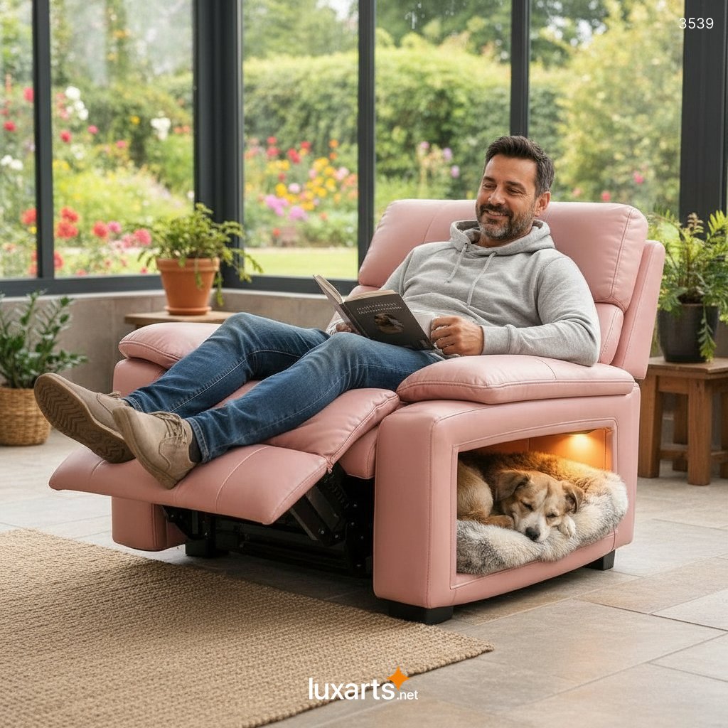 Dog Pod Recliners: Cozy Built-In Pet Bed for Your Dog 3539 dog pod recliners 14