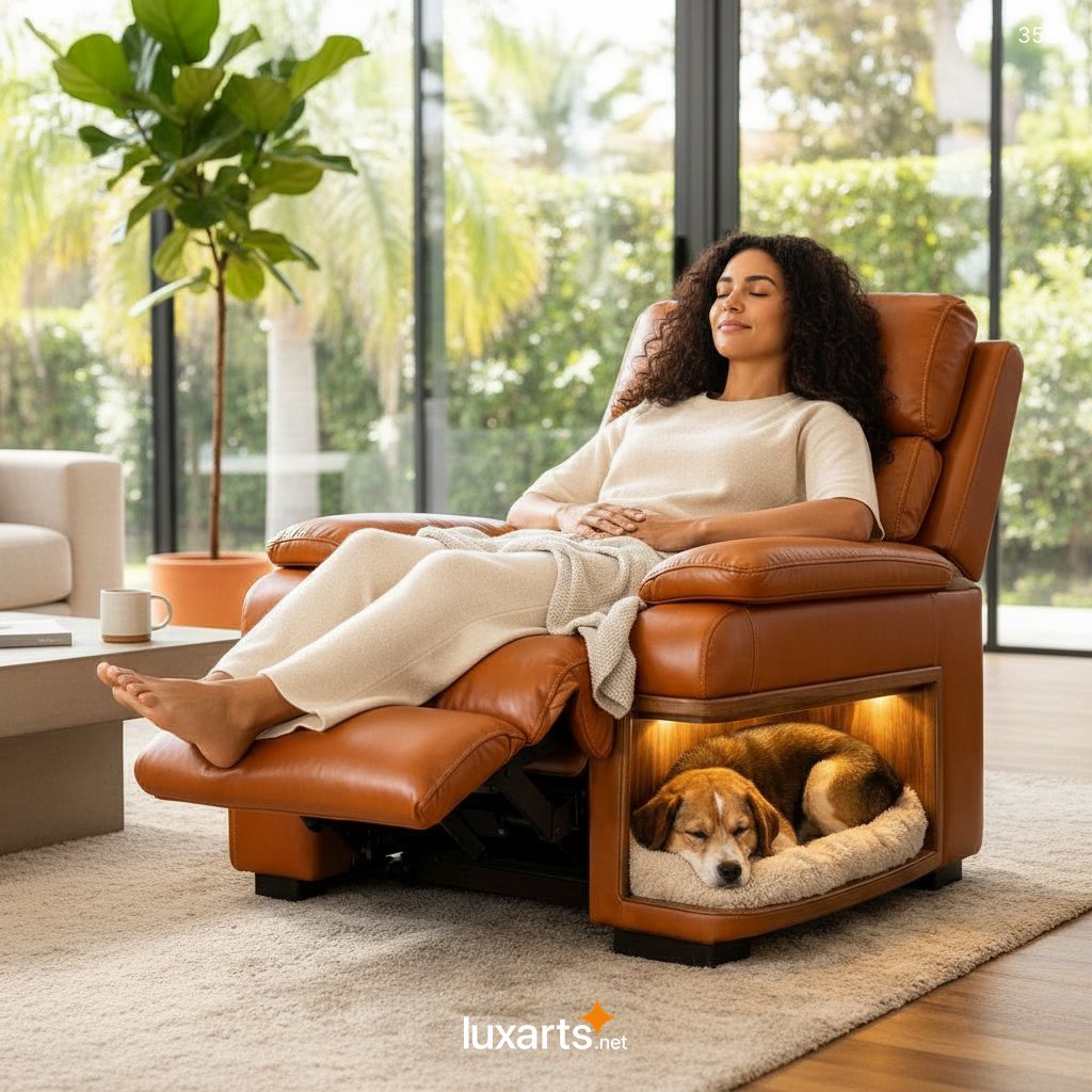 Dog Pod Recliners: Cozy Built-In Pet Bed for Your Dog 3539 dog pod recliners 15
