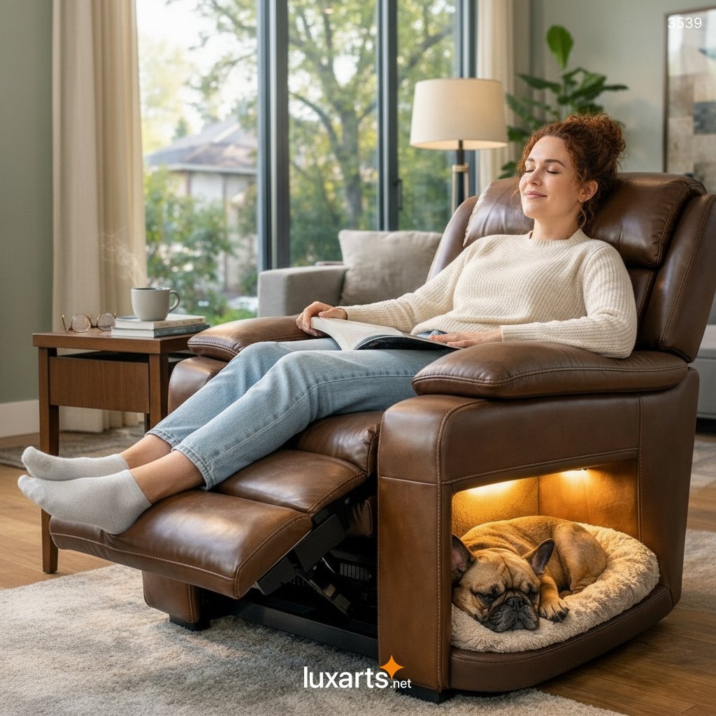 Dog Pod Recliners: Cozy Built-In Pet Bed for Your Dog 3539 dog pod recliners 16