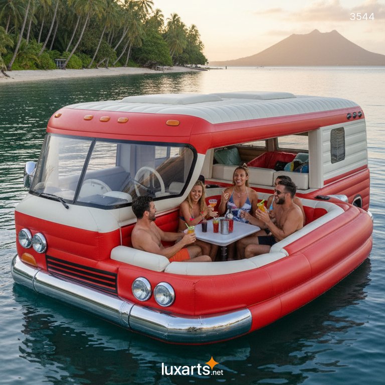 Inflatable RV-Shaped Floating Lounge for Pool, Lake & Beach Parties 3544 inflatable rv shaped floating lounge 20260228 17